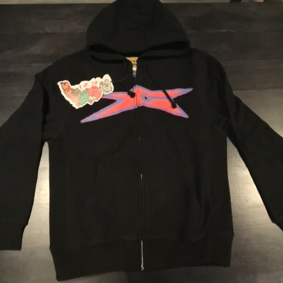 NWT Carpet Company Bizarro Zip Up Hoodie - Size S - Picture 13 of 13